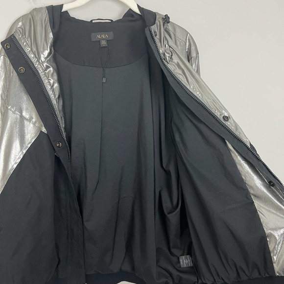 Alala Daze Jacket in Platinum Sz L Revolve Shopbop Lightweight Lined Hooded - Picture 8 of 12